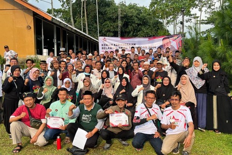 Relawan Jarnas Anies Baswedan bangun 100 Posko Rakyat di Bogor, Bekasi, hingga Karawang. Foto: Dok. Istimewa