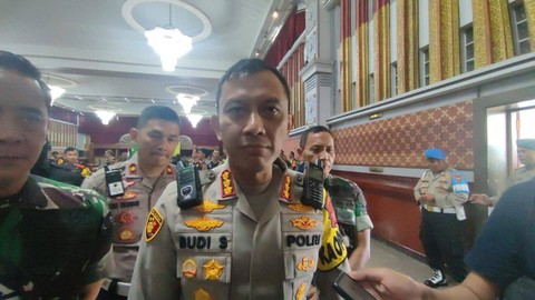 Kapolrestabes Bandung, Kombes Budi Sartono menghadiri kegiatan silaturahmi Babinsa-Bhabinkamtibmas di Masjid Pusdai, Kota Bandung. Foto: Rachmadi Rasyad/kumparan