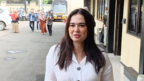 Catherine Wilson di Kantor Polres Metro Depok, Selasa (2/5/2023). Foto: Aprilandika Pratama/kumparan