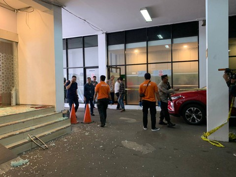 Suasana MUI setelah ada penembakan. Foto: Luthfi Humam/kumparan