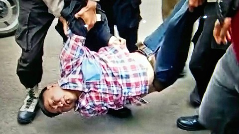 Wajah pelaku penembakan di gedung MUI Jakarta, Selasa (2/5/2023). Foto: Dok. Istimewa