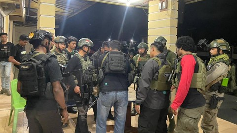 Polisi gerebek tempat persembunyian KKB di Yahukimo, Papua. Foto: Dok. Polda Papua