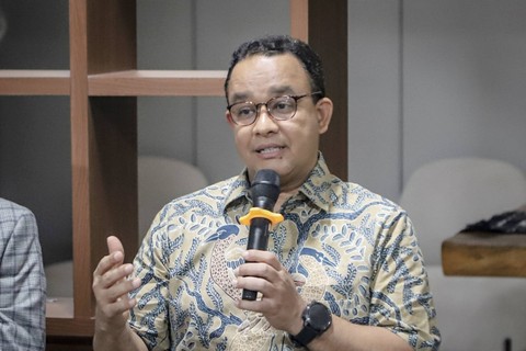 Bacapres dari Koalisi Perubahan, Anies Baswedan, bertemu dengan Tim Kecil Koalisi Perubahan di Brawijaya, Jakarta Selatan, Jumat (5/5/2023). Foto: Jamal Ramadhan/kumparan