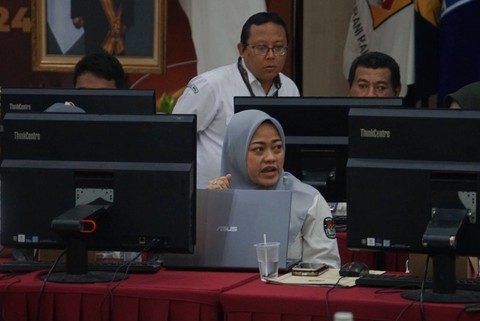 Suasana di kantor KPU Jakarta, Senin (8/5/2023). Foto: Iqbal Firdaus/kumparan