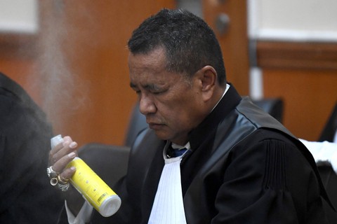 Hotman Paris Hutapea. Foto: ANTARA FOTO/Sigid Kurniawan