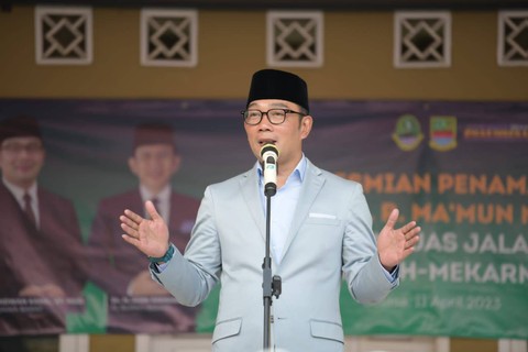 Gubernur Jawa Barat Ridwan Kamil. Foto: Dok. Humas Pemprov Jabar