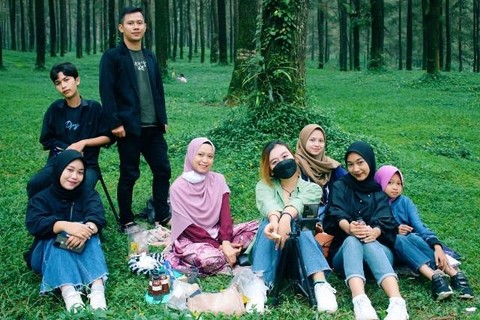 Potret Wisatawan yang Berlibur. dokumen : pribadi penulis