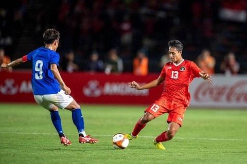 Timnas U-22 vs Kamboja di SEA Games 2023 Foto: ANTARA FOTO/M Agung Rajasa