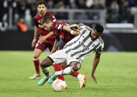 Juventus vs Sevilla di Liga Europa. Foto: Massimo Pinca/REUTERS