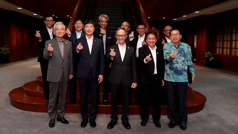 Penandatanganan MoA Secondment Program OJK-FSS Korea. Foto: Dok. OJK