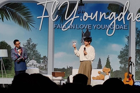 Fan Meeting Kim Young Dae di Hotel Kempinski Jakarta, Sabtu (13/5/2023). Foto: Andari Novianti/kumparan