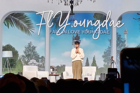 Fan Meeting Kim Young Dae di Hotel Kempinski Jakarta, Sabtu (13/5/2023). Foto: Andari Novianti/kumparan