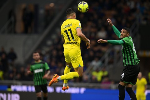 Pertandingan Liga Italia antara Inter Milan vs Sassuolo di San Siro, Milan, Italia, Minggu (14/5) dini hari WIB. Foto: inter milan