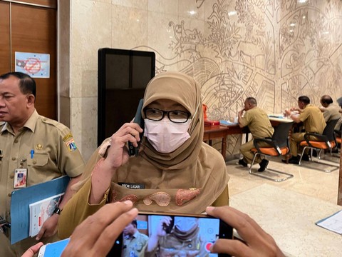 Kepala Dinas Sosial DKI Jakarta Premi Lasari di Balai Kota DKI Jakarta, Selasa (16/5/2023). Foto: Haya Syahira/kumparan