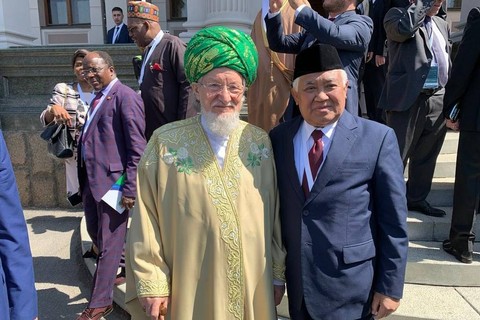 Din Syamsuddin di Kazan, Rusia, Jumat (19/5/2023). Foto: Dok. Istimewa