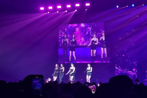 Konser Red Velvet 4th Concert in Jakarta yang dihelat di ICE BSD, Tangerang, Sabtu (20/5/2023). Foto: Andari Novianti/kumparan