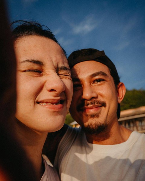 Fandy Christian dan Dahlia Poland. Foto: Instagram/@fandych