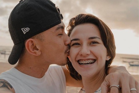 Fandy Christian dan Dahlia Poland. Foto: Instagram/@fandych