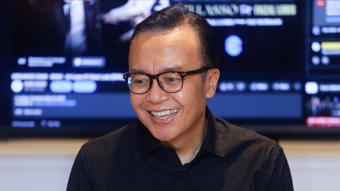 Penyanyi Ari Lasso saat Press Conference Launching Single Terbaru Ari Lasso 'Menangis Diam diam' di kawasan Kebon Jeruk, Jakarta, (22/5/2023). Foto: Agus Apriyanto