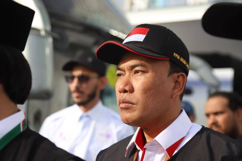 Kadaker Bandara PPIH Arab Saudi Haryanto. Foto: Dok. Media Center Haji