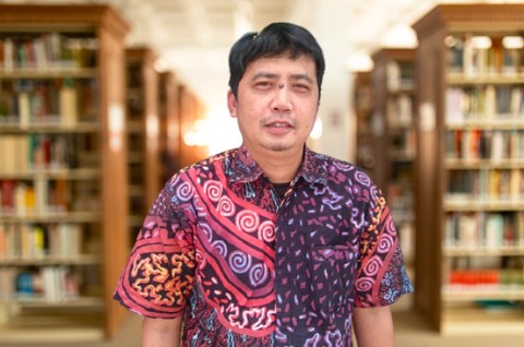 Ketua Ikatan Penerbit Indonesia (IKAPI) Daerah Istimewa Yogyakarta (DIY), Wawan Arif Rahmat. Foto: Widi Erha Pradana