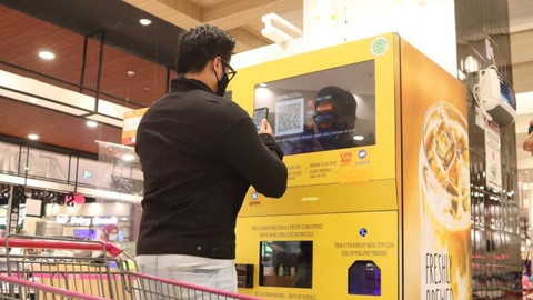 Mesin kopi pintar yang jadi produk JumpStart.  Foto: JumpStart