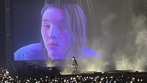 Konser Suga BTS Agust D Tour hari kedua di ICE BSD, Serpong, Sabtu (27/5).   Foto: Ela Nurlaela/kumparan