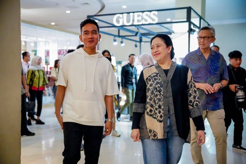 Ketua DPP PDIP Puan Maharani Bertemu dengan Walkot Solo Gibran Rakabuming Raka.  Foto: Tim Media Puan Maharani