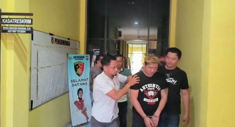 Jo mengaku nekat membunuh pacarnya karena cemburu. Foto: Dok Hi!Pontianak