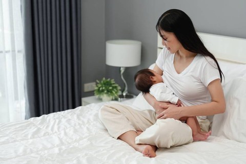 Ilustrasi ibu menyusui.  Foto: Shutter Stock