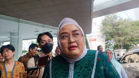 Dirjen Pembinaan Hubungan Industrial dan Jaminan Sosial Tenaga Kerja Kementerian Ketenagakerjaan (Kemnaker) Indah Anggoro Putri di Gedung Permata Kuningan, Kamis (1/6/2023).  Foto: Ghinaa Rahmatika/kumparan
