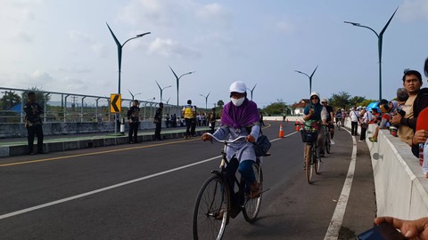 Suasana Jembatan Kretek II di Kabupaten Bantul, Jumat (2/6). Foto: Arfiansyah Panji Purnandaru/kumparan