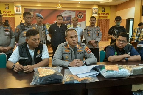 Polrestabes Makassar menghentikan kasus kematian BNY (15), siswa SMP Athirah Kota Makassar, Sulsel yang terjatuh dari lantai 8 gedung sekolah. Foto: Dok. Istimewa