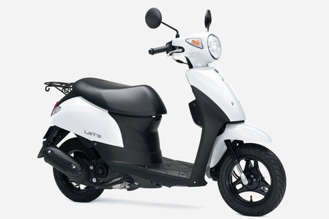 Wujud motor skutik Suzuki Let's untuk pasar Jepang. Foto: Suzuki