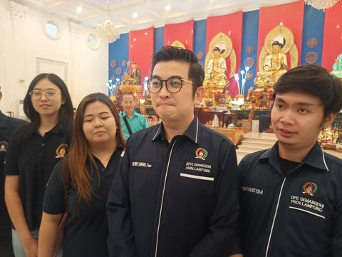 Ketua DPD Gemabudhi Lampung Deddy Wijaya Candra saat diwawancarai. | Foto : Galih Prihantoro/ Lampung Geh