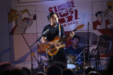 Penampilan Gangga di Java Jazz Festival 2023 di JIExpo Kemayoran, Jakarta, Jumat (2/6/2023). Foto: Jamal Ramadhan/kumparan