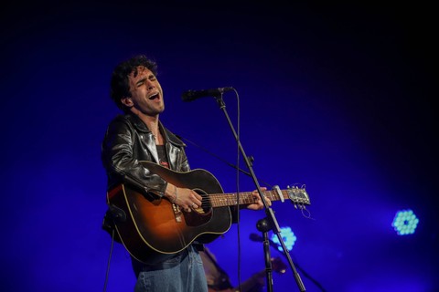 Stephen Sanchez tampil di Java Jazz Festival 2023 di JIExpo Kemayoran, Jakarta, Jumat (2/6/2023). Foto: Jamal Ramadhan/kumparan