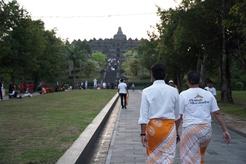 Injourney dan TWC telah berkoordinasi terkait regulasi yang berlaku pada perayaan Waisak di Candi Borobudur. Foto: dok. Injourney