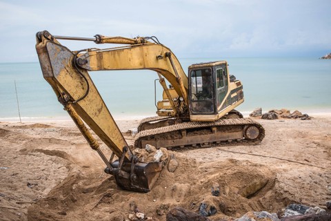 Ilustrasi tambang pasir laut. Foto: Shutterstock