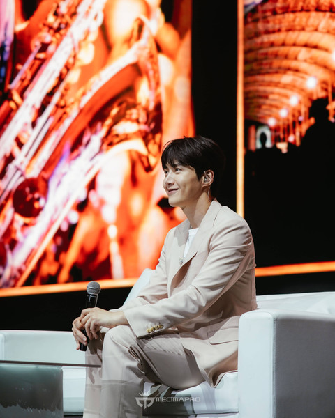 Kim Seon Ho saat fan meeting di Jakarta.   Foto: MECIMAPRO 