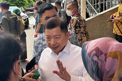 Menteri PPN/Kepala Bappenas Suharso Monoarfa di Kompleks DPR RI, Kamis (8/6). Foto: Nabil Jahja/kumparan