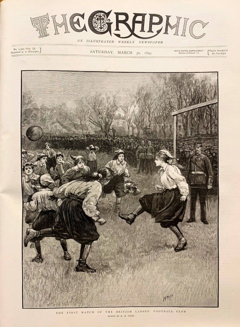 British Ladies Football Club. Foto: Twitter/@natlibscot