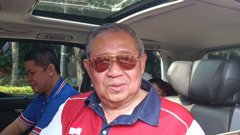 Susilo Bambang Yudhoyono (SBY) di Plataran Senayan, Minggu (11/6/2023). Foto: Hedi/kumparan