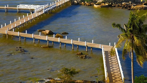 Pulau Simping di Singkawang, Kalimantan Barat. Foto: Instagram/@pesona.indonesia