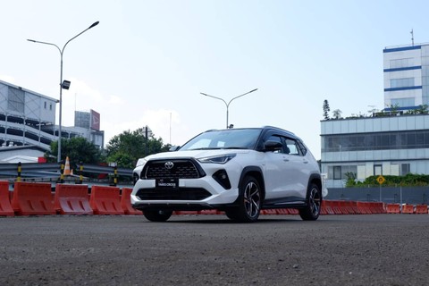 Toyota Yaris Cross di Toyota Driving Experience Sunter. Foto: Aditya Pratama Niagara/kumparan