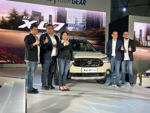 PT Suzuki Indomobil Sales (SIS) resmi meluncurkan Suzuki XL7 Hybrid di Jakarta (15/6/2023). Foto: Sena Pratama/kumparan