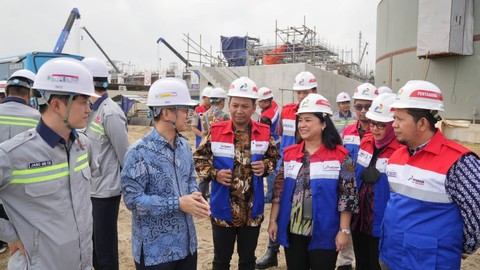 Penyerahan Perjanjian Jual Beli Gas (PJBG) PGN dengan Lotte Chemical Indonesia di Cilegon, Rabu (14/6/2023). Foto: PGN