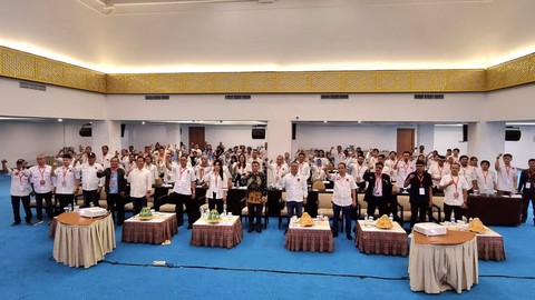 Projo Sulawesi Selatan mendukung Ketua Partai Gerindra, Prabowo Subianto untuk menjadi capres pada Pemilu 2024.  Foto: Dok. Istimewa
