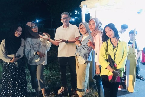 UMKM Sahabat Sandi menyemarakkan event Pikataka Fest 2023 di Makassar. Foto: Dok. Istimewa