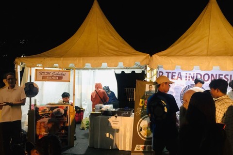 UMKM Sahabat Sandi menyemarakkan event Pikataka Fest 2023 di Makassar. Foto: Dok. Istimewa
